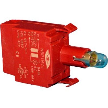 SPRINGER CONTROLS CO Springer Controls, 22 mm Power Supply; Transformer, 120v to 6v , Screw Terminal N5PTNVJ